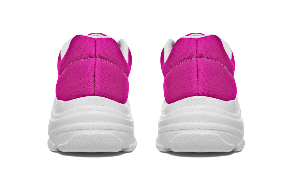 Pretty In Pink Chunky Sneakers - Offbeat Sweetie