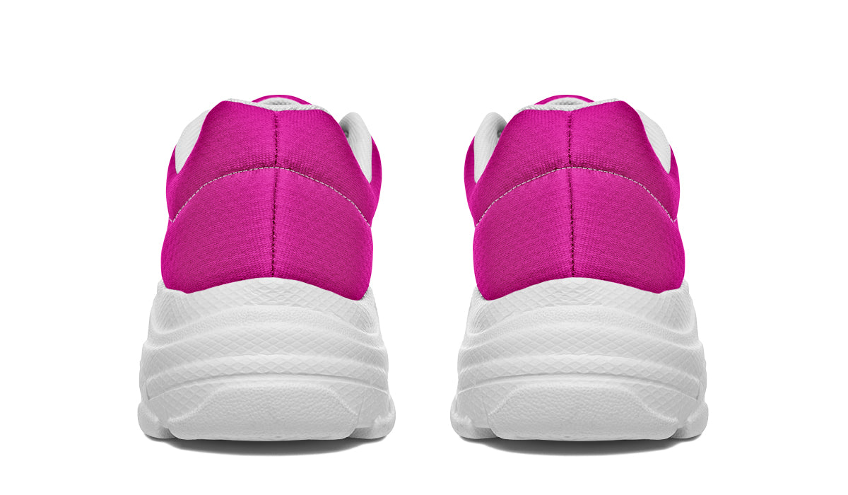 Pretty In Pink Chunky Sneakers - Offbeat Sweetie