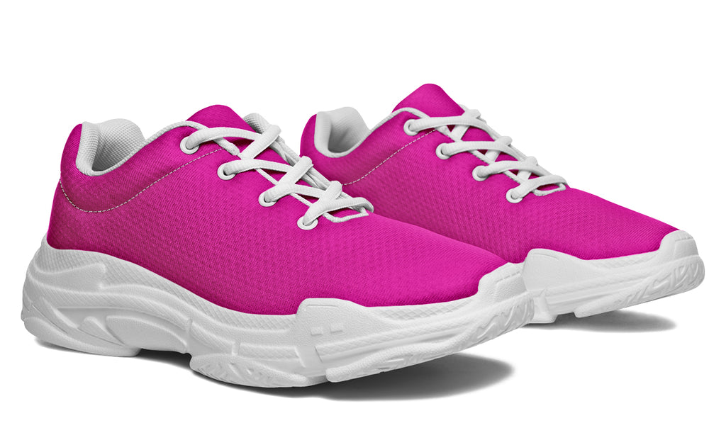 Pretty In Pink Chunky Sneakers - Offbeat Sweetie