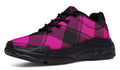 Pretty In Pink Plaid Chunky Sneakers