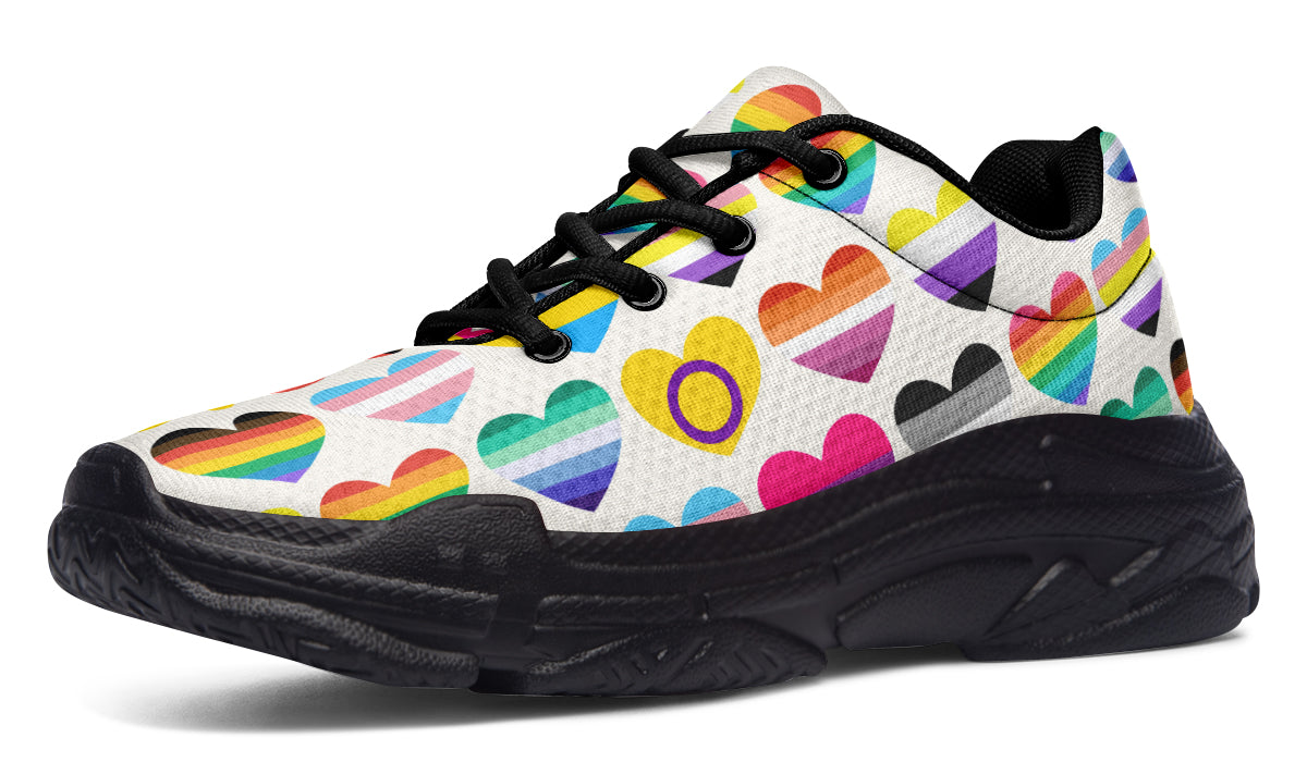 Pride Chunky Sneakers - Offbeat Sweetie