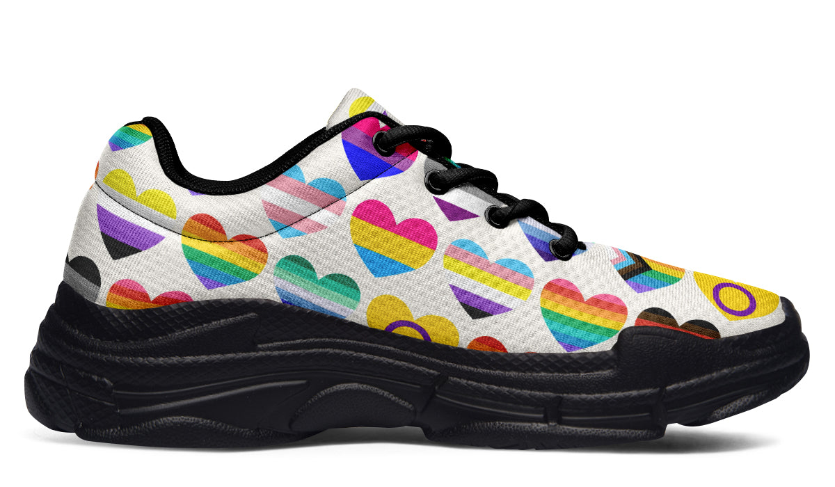 Pride Chunky Sneakers - Offbeat Sweetie