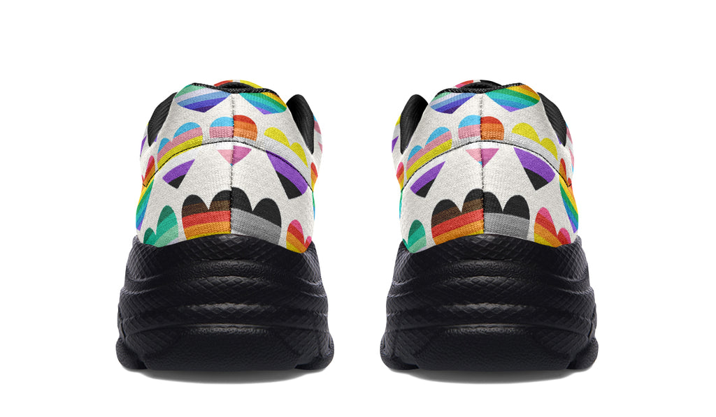 Pride Chunky Sneakers - Offbeat Sweetie