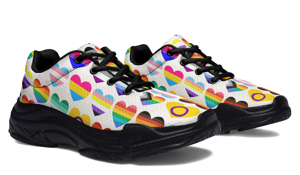Pride Chunky Sneakers - Offbeat Sweetie