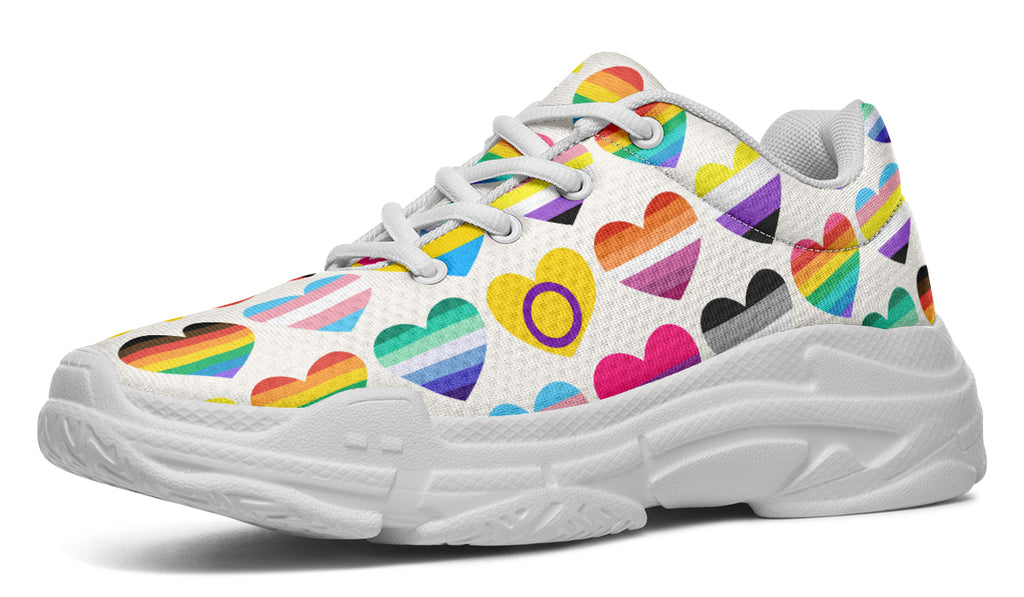 Pride Chunky Sneakers - Offbeat Sweetie