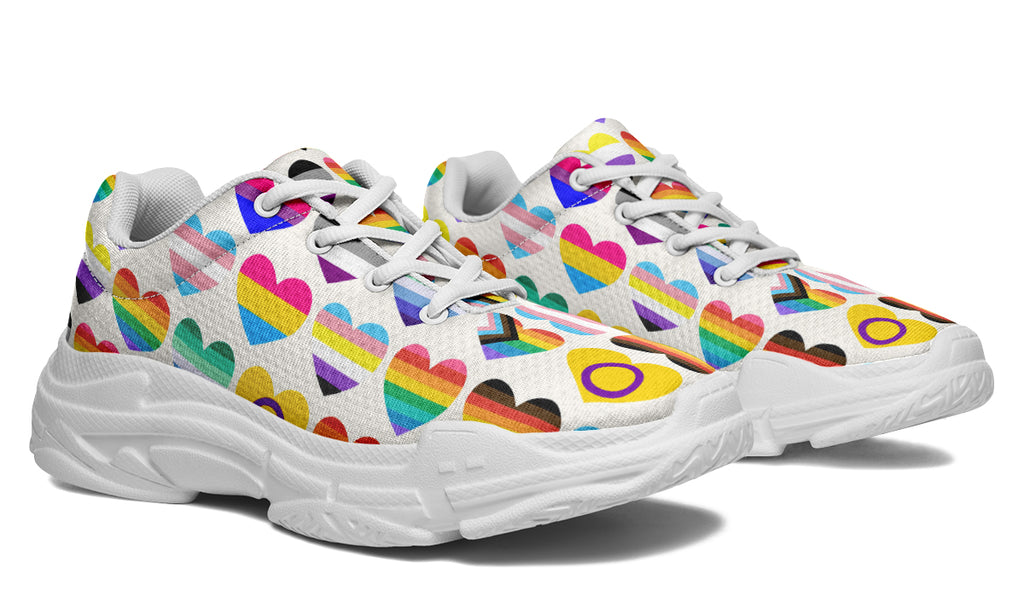 Pride Chunky Sneakers - Offbeat Sweetie