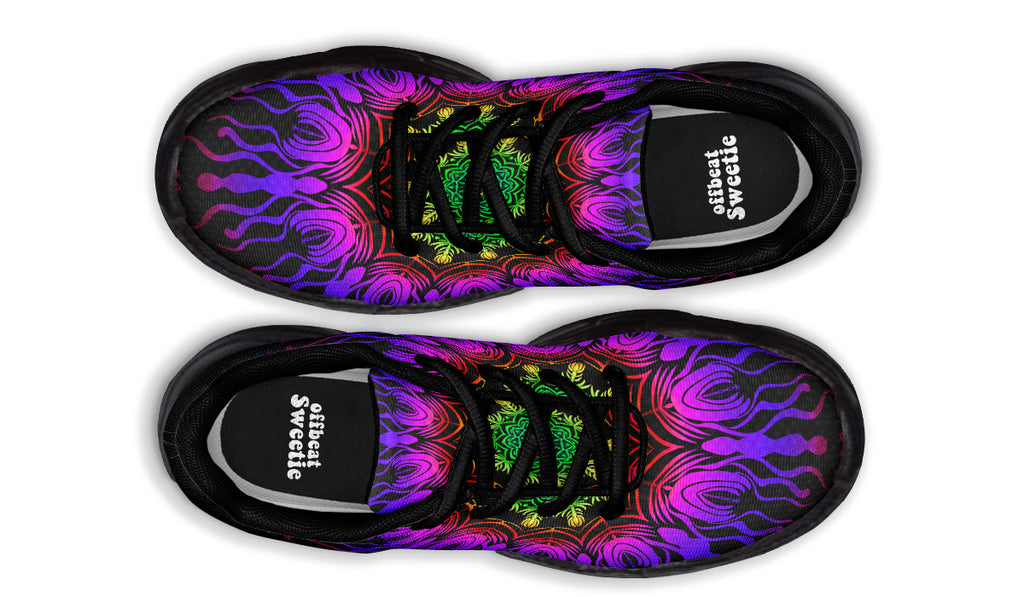 Purple Haze Mandala Chunky Sneakers - Offbeat Sweetie