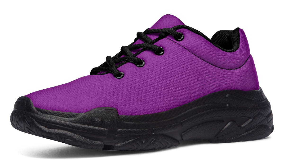 Purple Reign Chunky Sneakers - Offbeat Sweetie