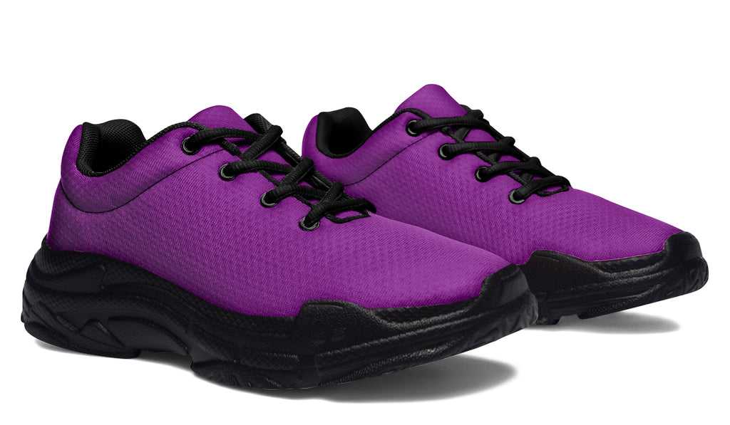 Purple Reign Chunky Sneakers - Offbeat Sweetie