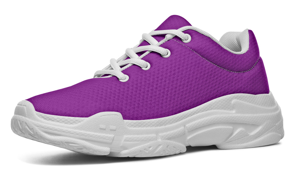 Purple Reign Chunky Sneakers - Offbeat Sweetie
