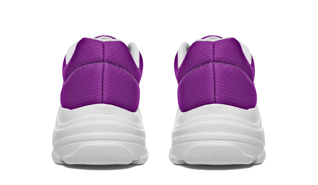 Purple Reign Chunky Sneakers - Offbeat Sweetie