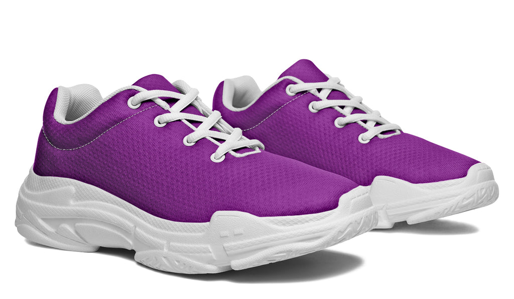 Purple Reign Chunky Sneakers - Offbeat Sweetie