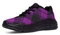 Purple Reign Plaid Chunky Sneakers