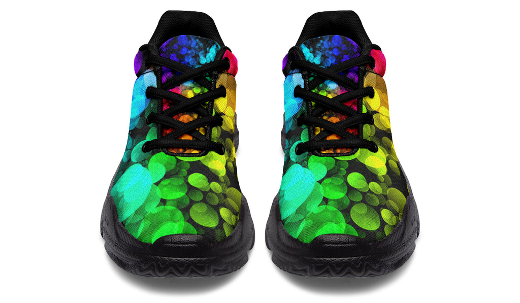 Rainbow Bubbles Chunky Sneakers - Offbeat Sweetie