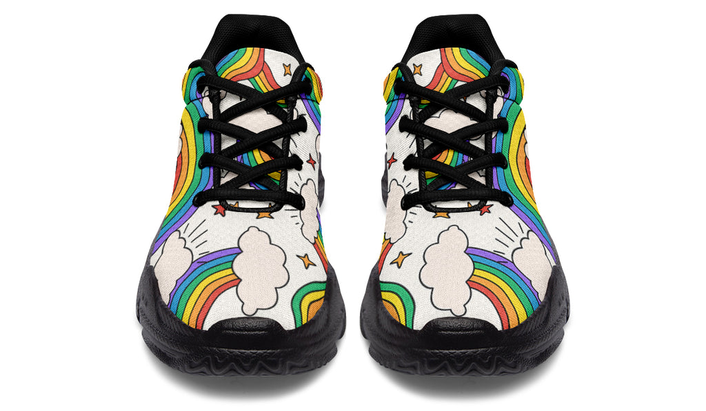 Rainbow Dreams Chunky Sneakers - Offbeat Sweetie