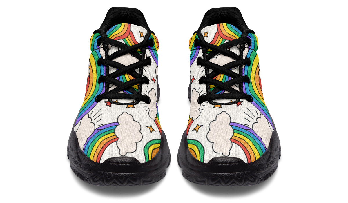 Rainbow Dreams Chunky Sneakers - Offbeat Sweetie