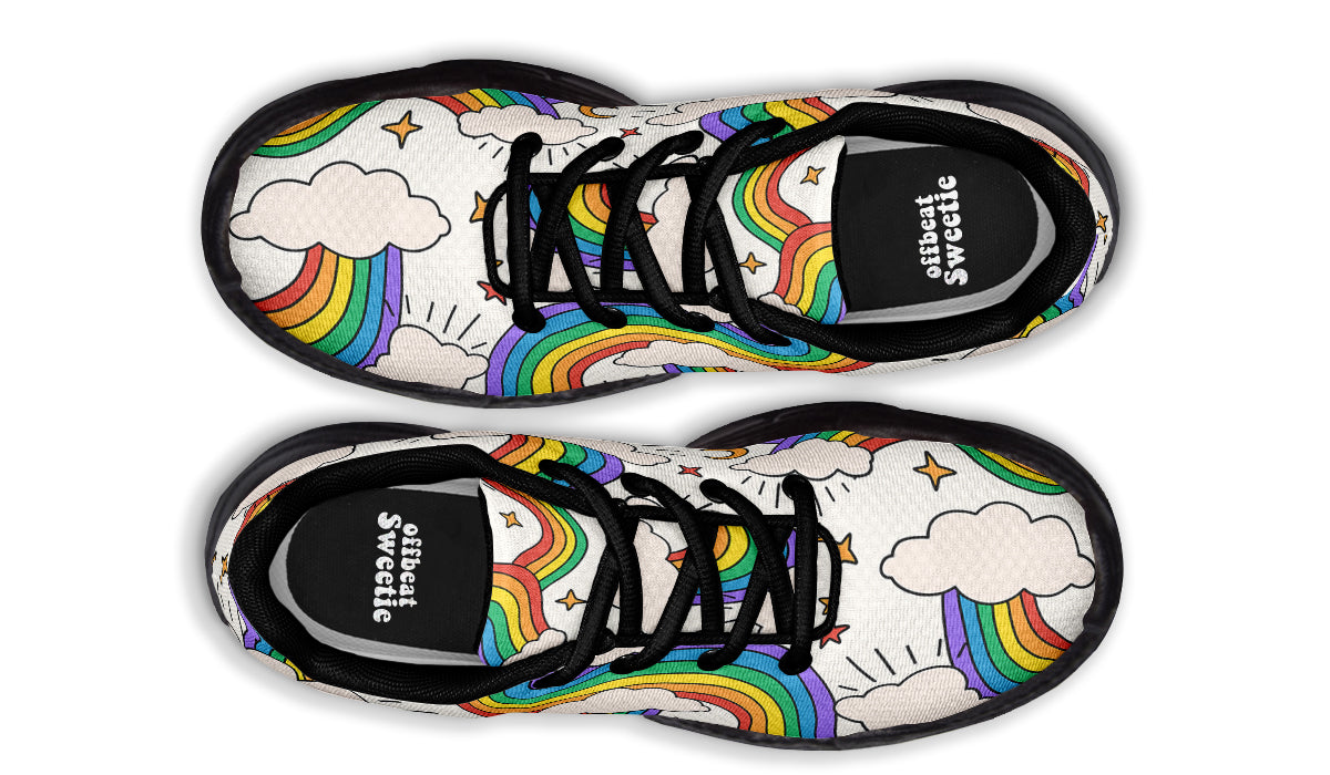 Rainbow Dreams Chunky Sneakers - Offbeat Sweetie