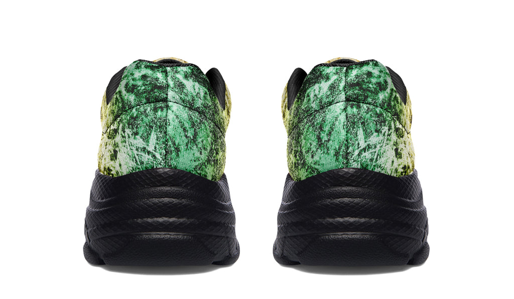 Rainbow Grunge Chunky Sneakers - Offbeat Sweetie