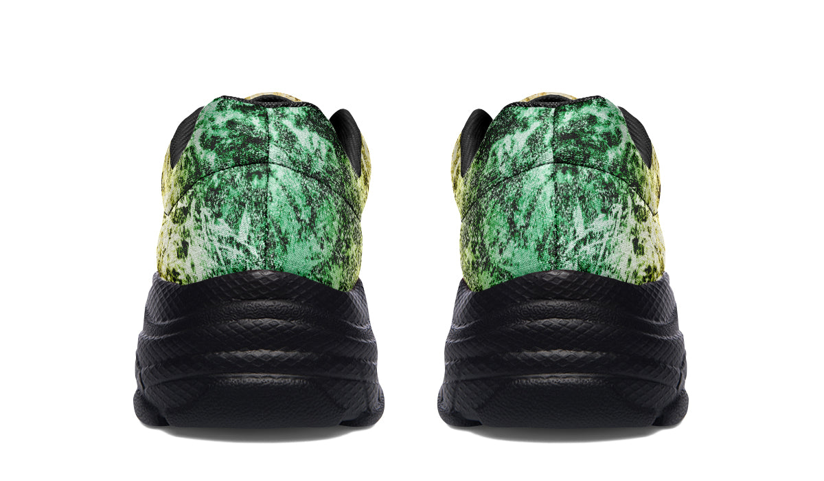 Rainbow Grunge Chunky Sneakers - Offbeat Sweetie