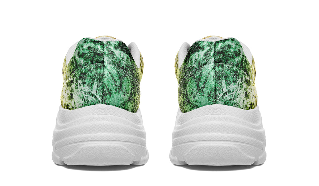 Rainbow Grunge Chunky Sneakers - Offbeat Sweetie