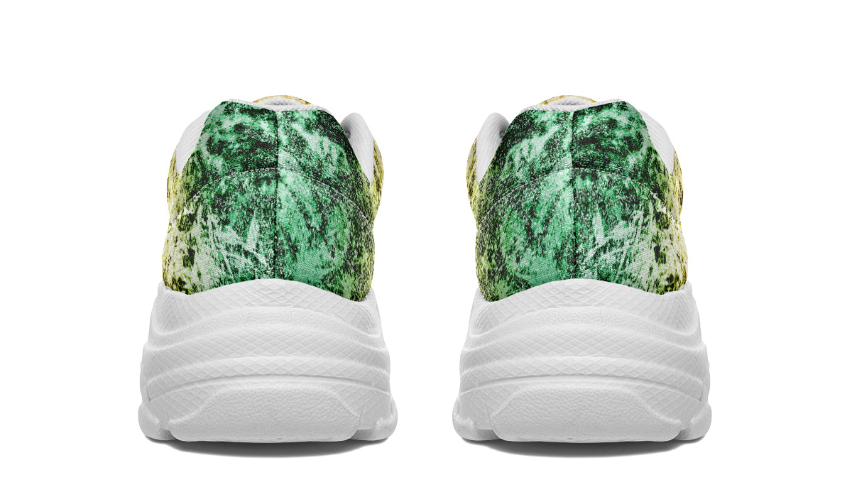 Rainbow Grunge Chunky Sneakers - Offbeat Sweetie