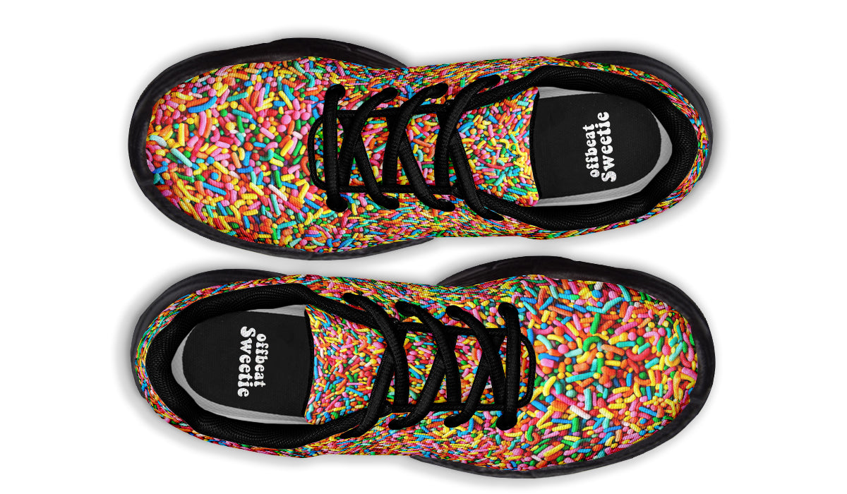 Rainbow Sprinkles Chunky Sneakers - Offbeat Sweetie