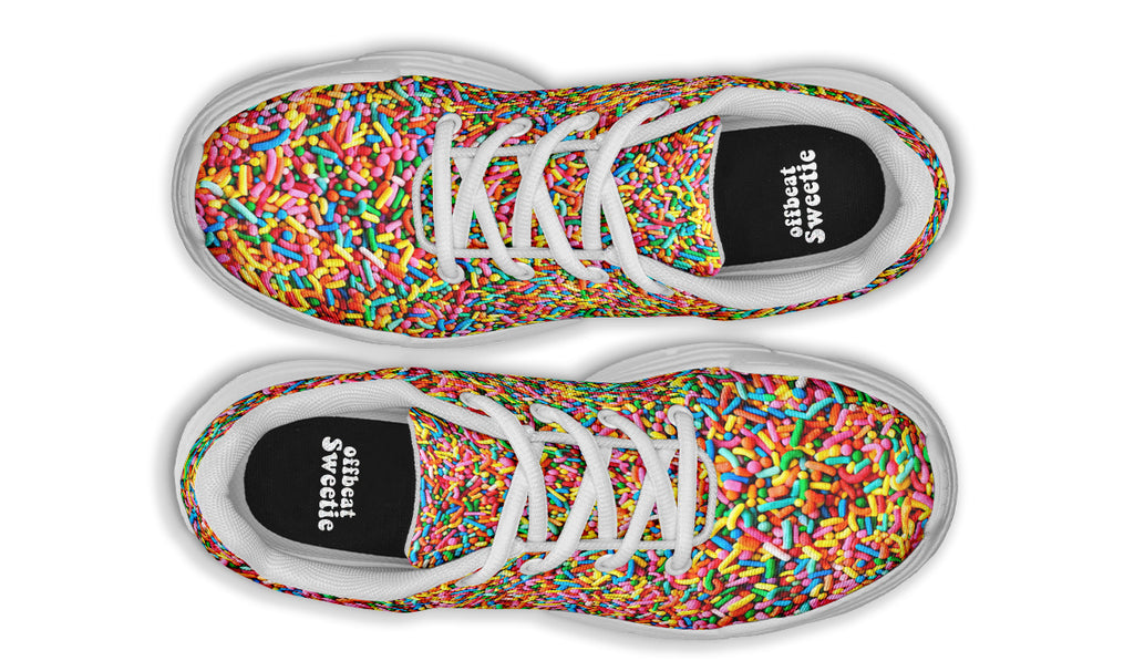 Rainbow Sprinkles Chunky Sneakers - Offbeat Sweetie