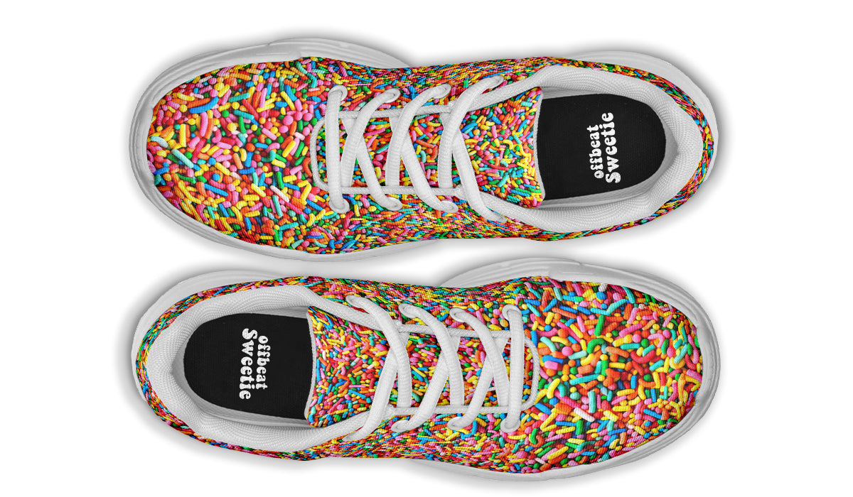 Rainbow Sprinkles Chunky Sneakers - Offbeat Sweetie