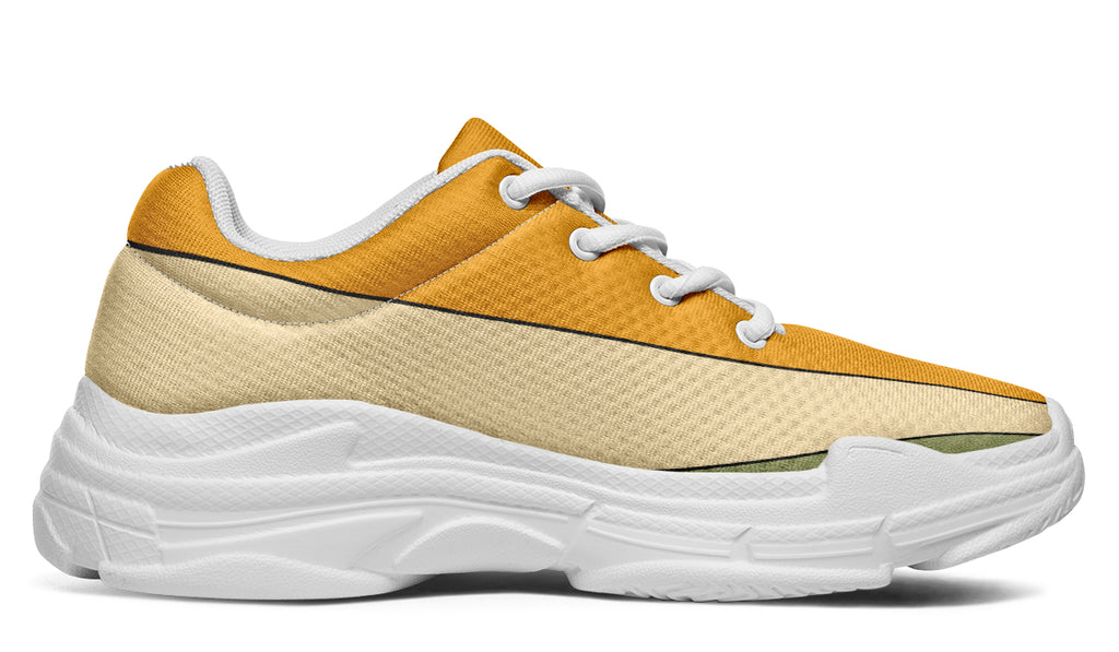 Retro Rainbow Chunky Sneakers - Offbeat Sweetie