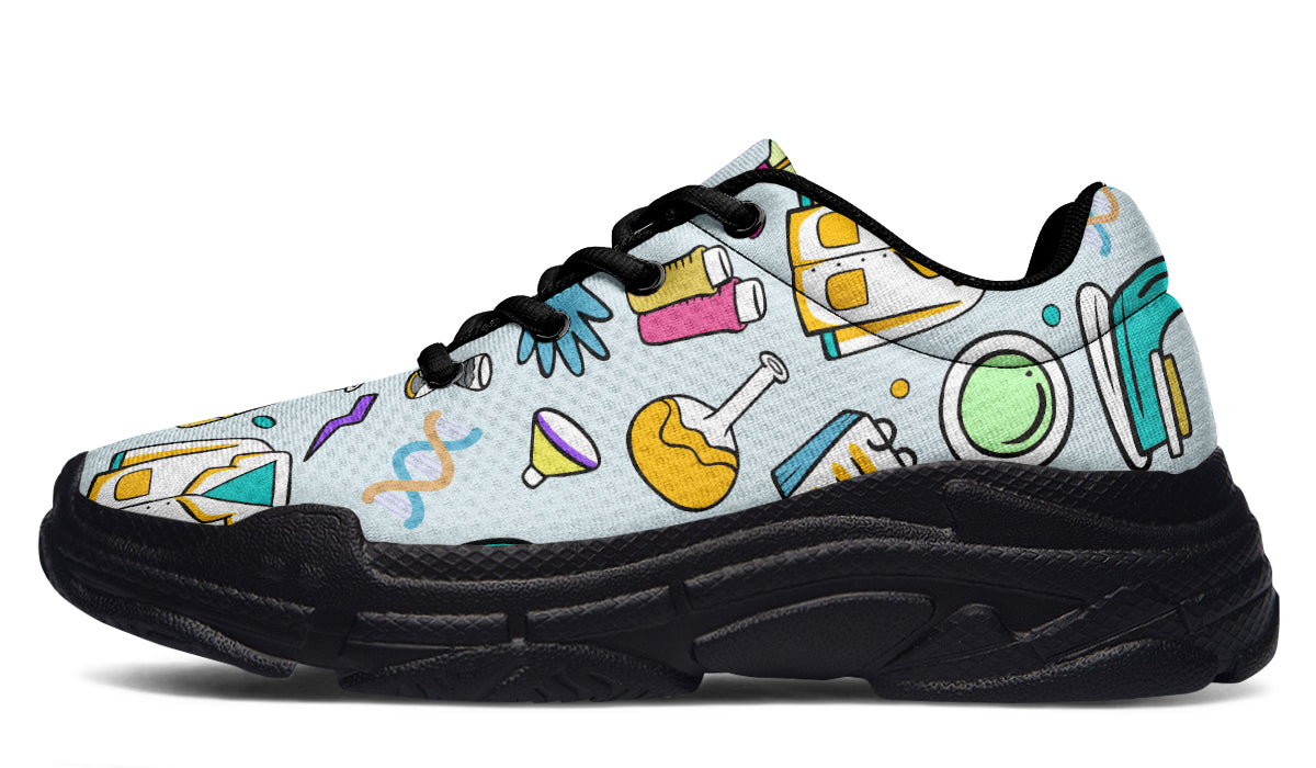 STEM Blue Chunky Sneakers