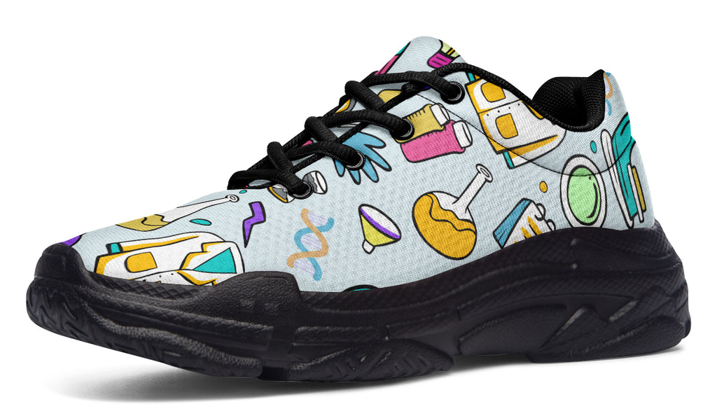 STEM Blue Chunky Sneakers