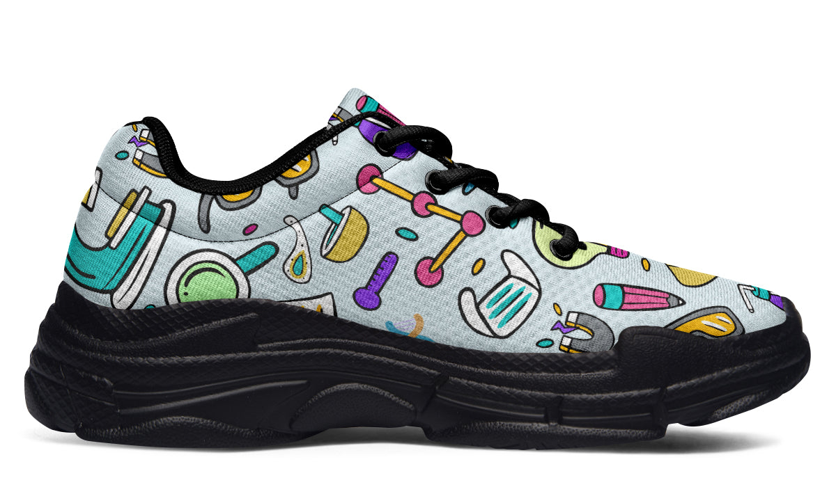 STEM Blue Chunky Sneakers