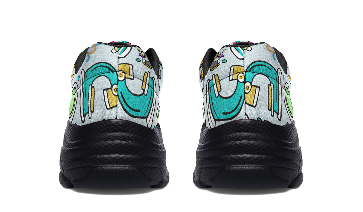 STEM Blue Chunky Sneakers