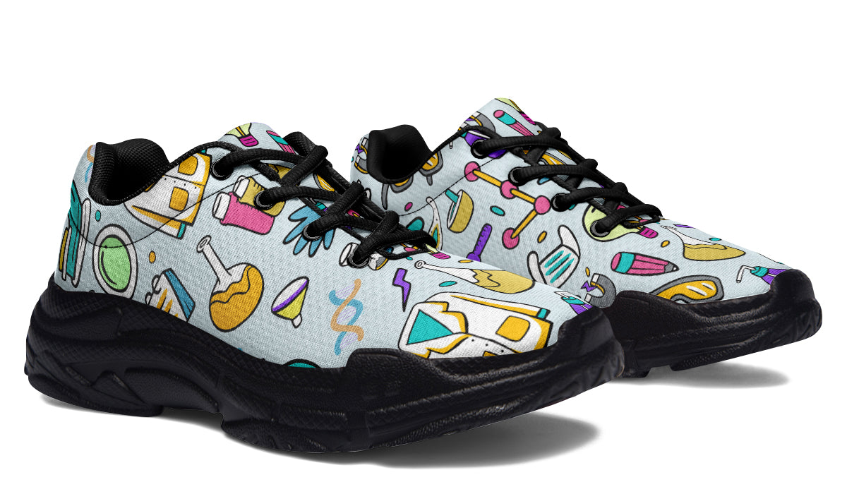 STEM Blue Chunky Sneakers