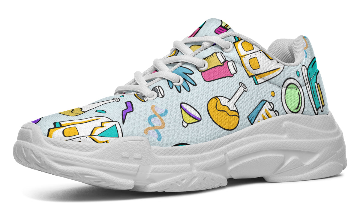 STEM Blue Chunky Sneakers