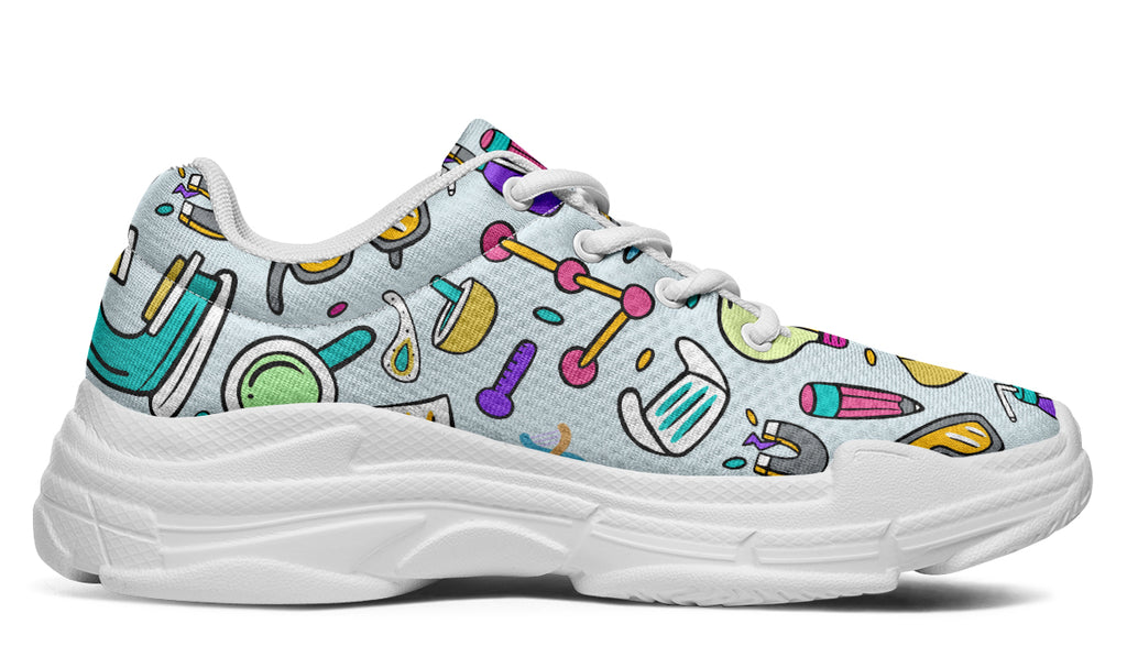 STEM Blue Chunky Sneakers