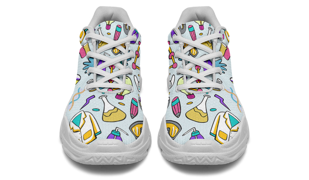 STEM Blue Chunky Sneakers