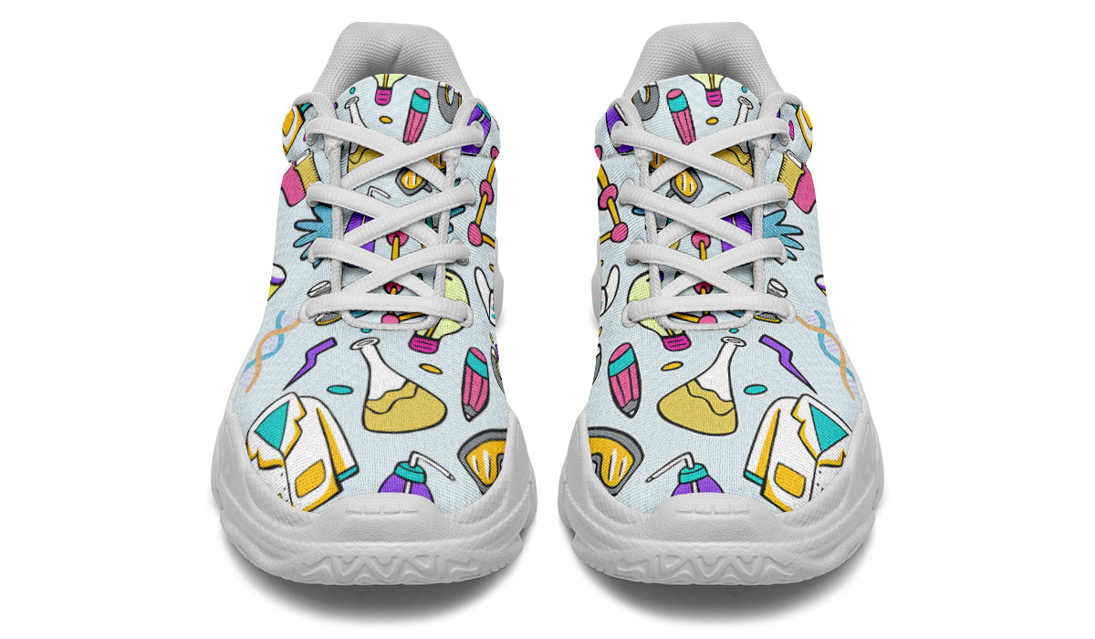 STEM Blue Chunky Sneakers