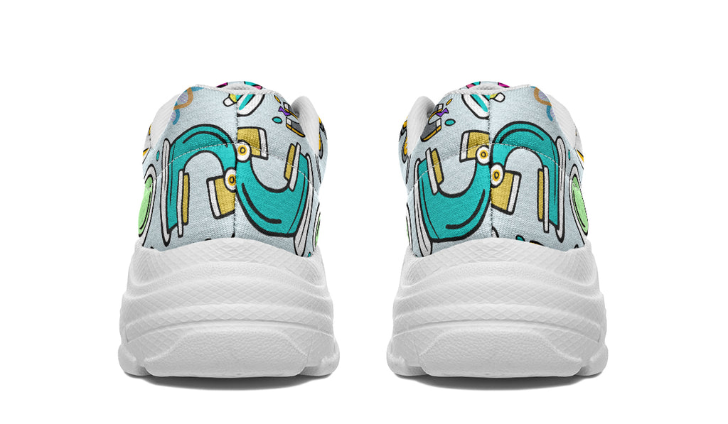 STEM Blue Chunky Sneakers