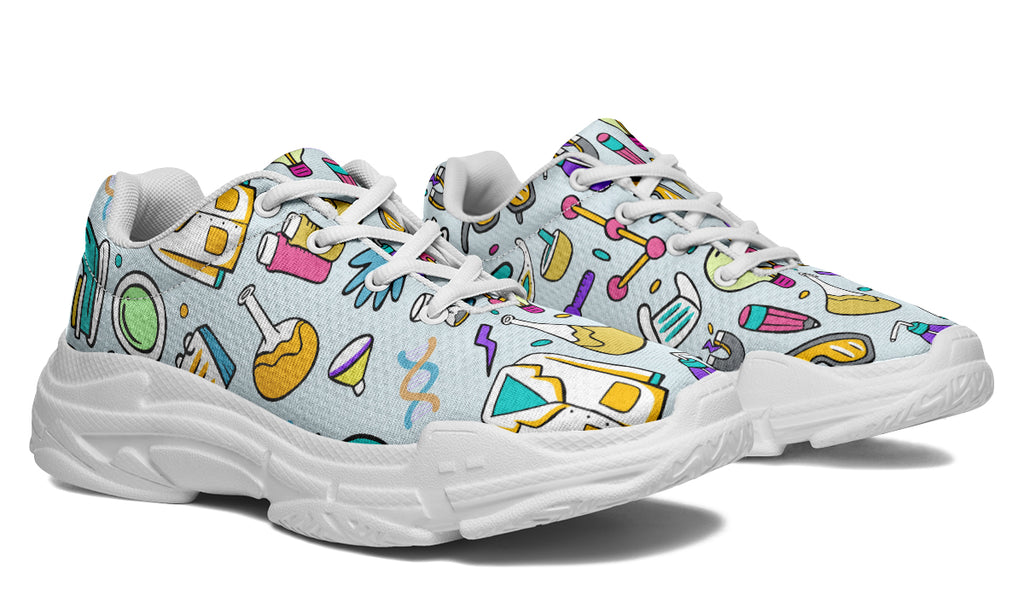 STEM Blue Chunky Sneakers