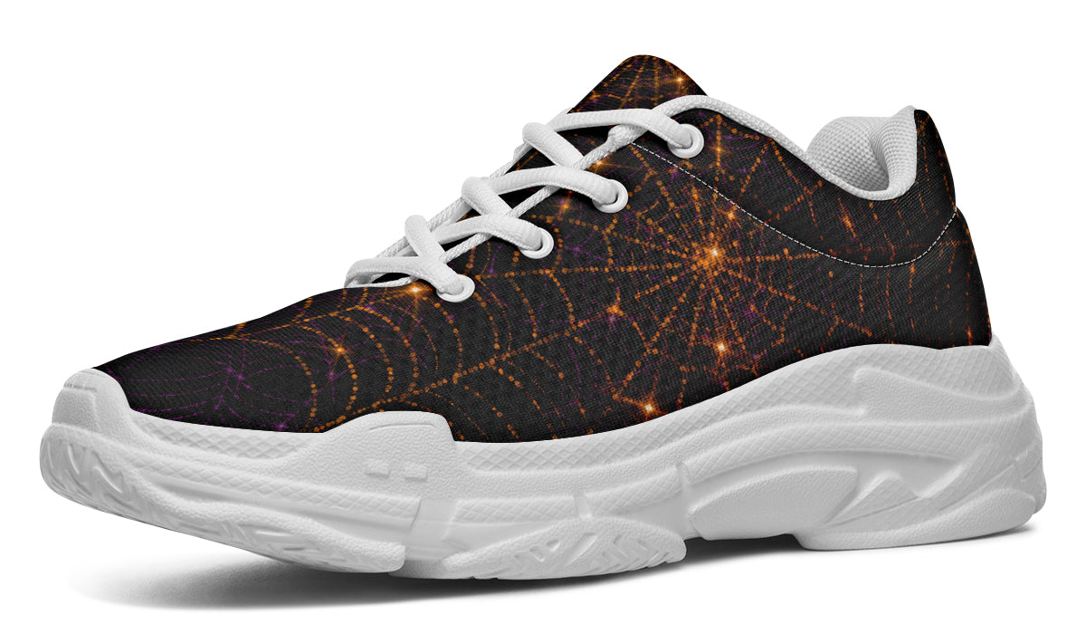 Spiderweb Chunky Sneakers - Offbeat Sweetie