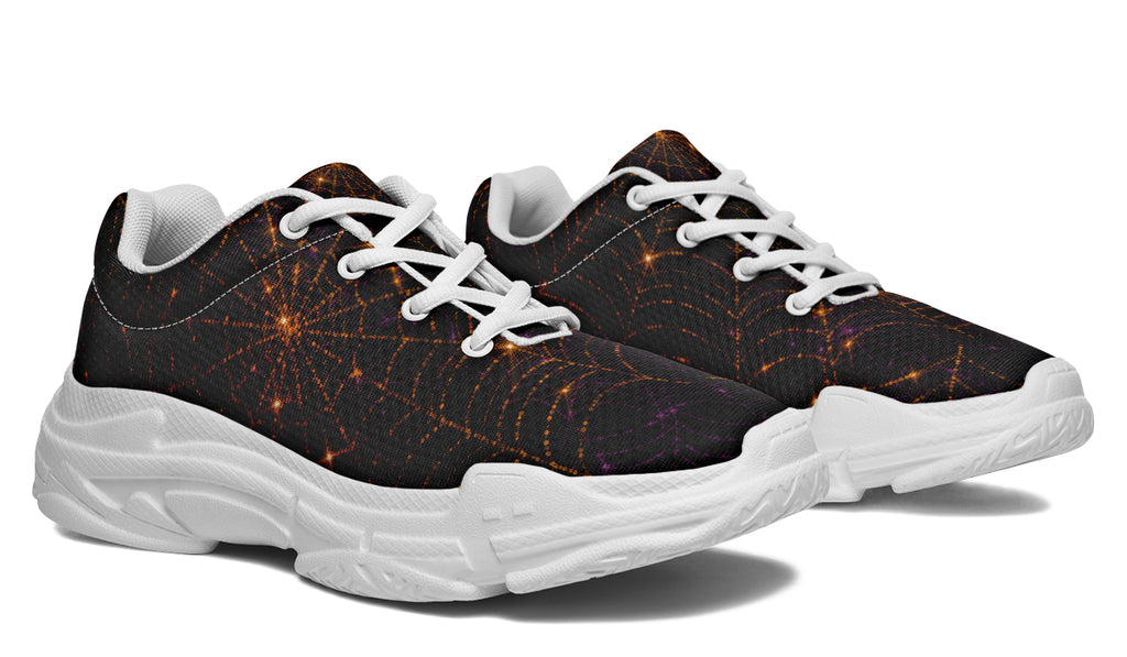 Spiderweb Chunky Sneakers - Offbeat Sweetie