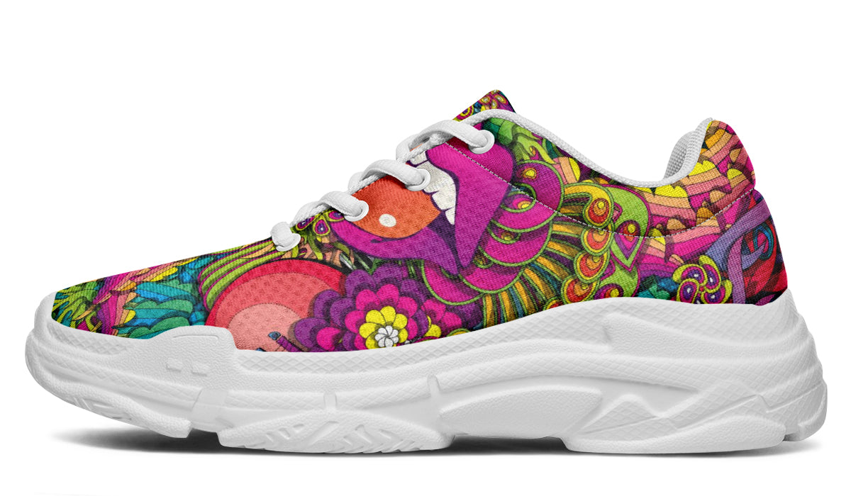 Summer Of Love Chunky Sneakers - Offbeat Sweetie