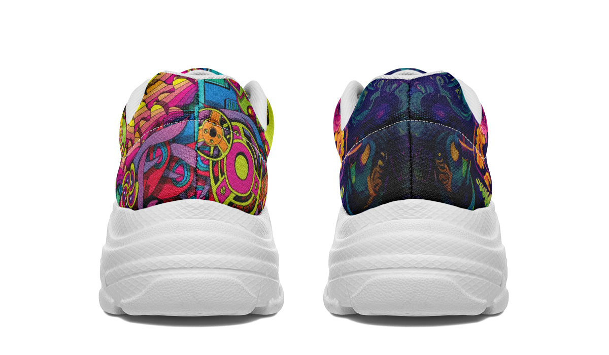 Summer Of Love Chunky Sneakers - Offbeat Sweetie