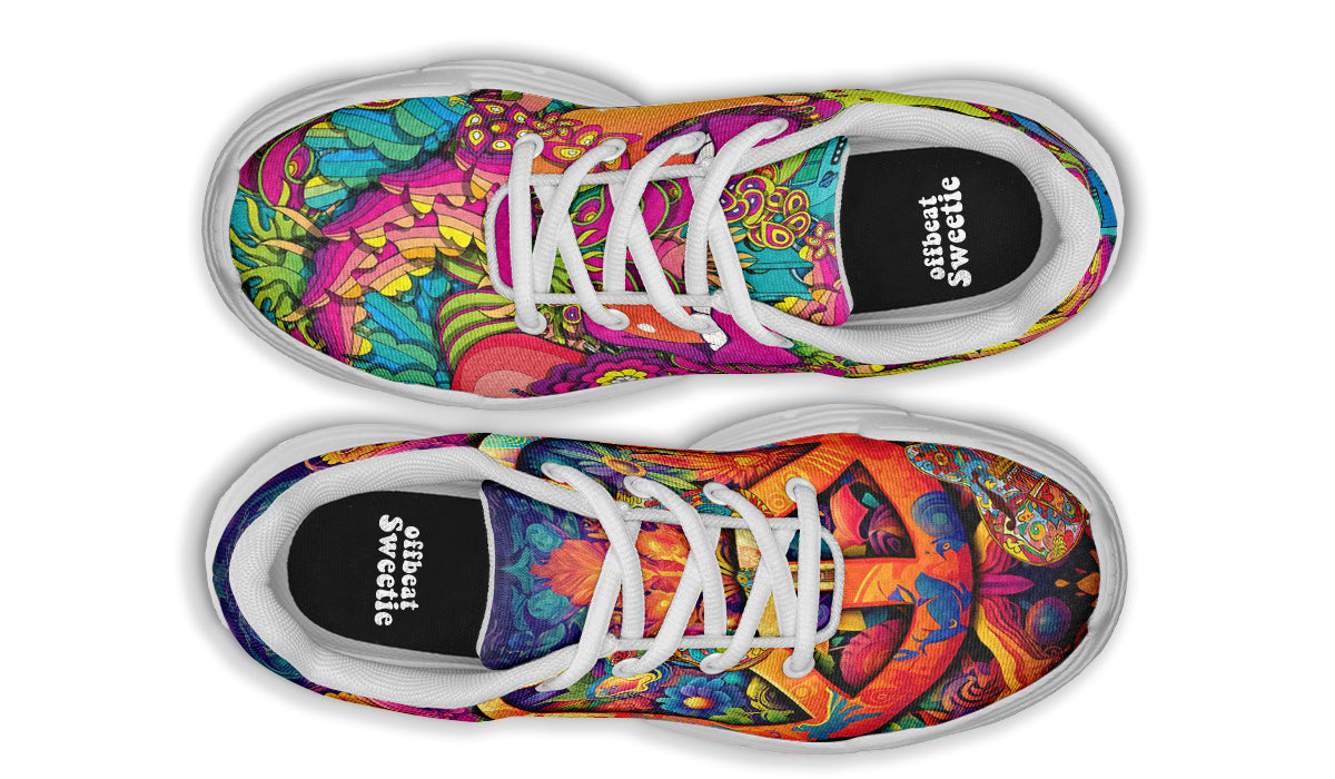 Summer Of Love Chunky Sneakers - Offbeat Sweetie