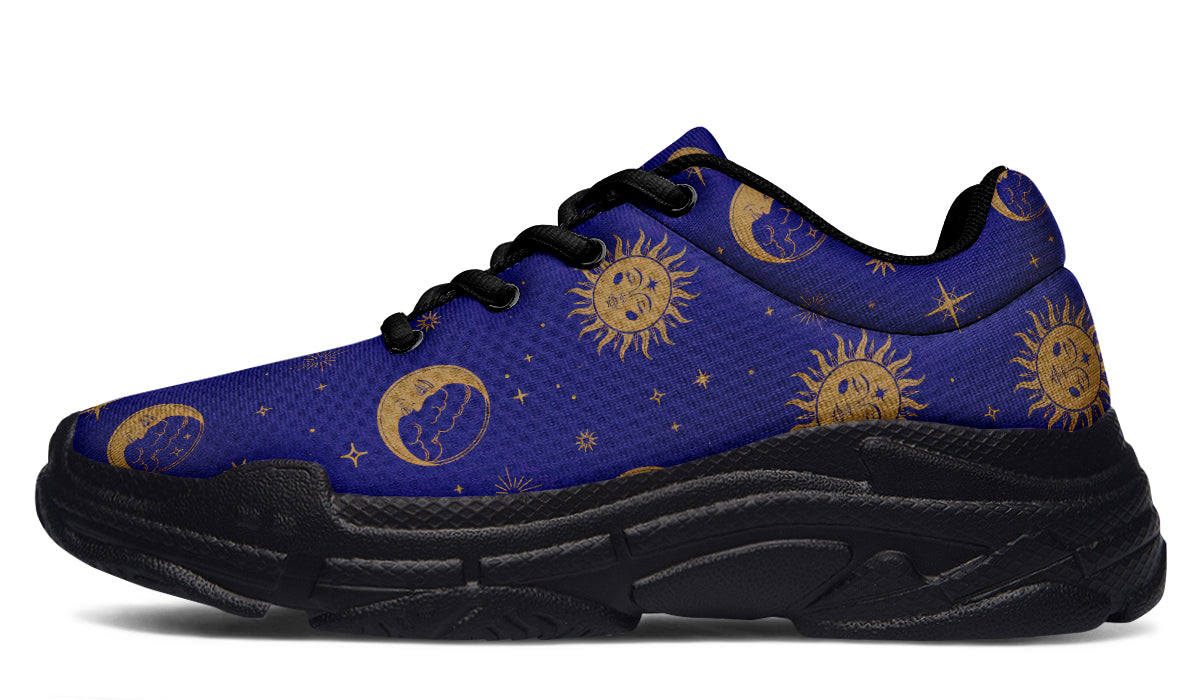 Sun Moon And Stars Chunky Sneakers