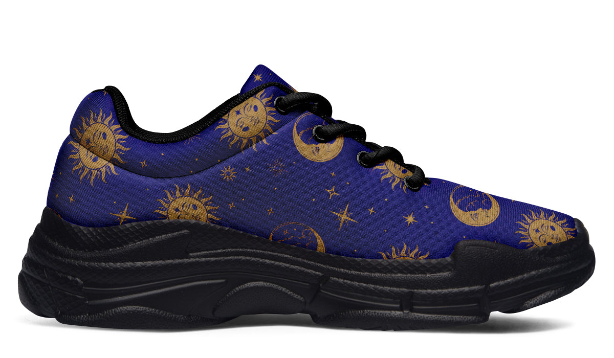 Sun Moon And Stars Chunky Sneakers