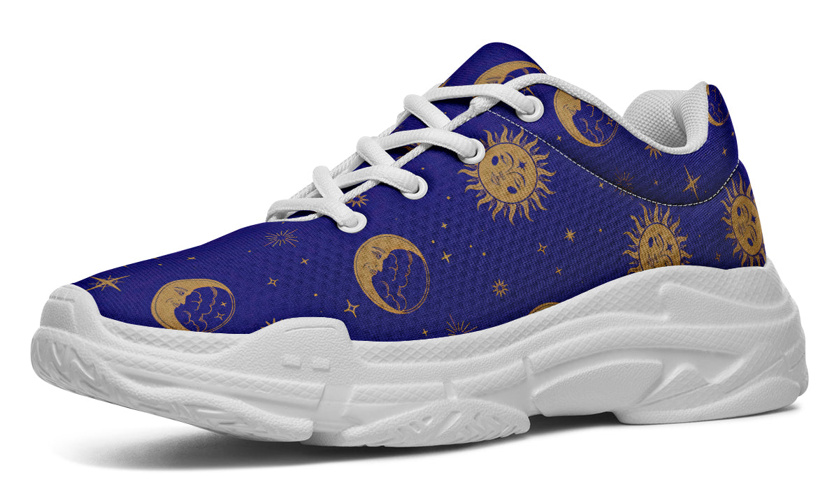 Sun Moon And Stars Chunky Sneakers