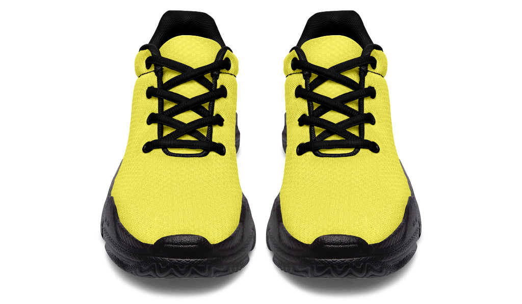Sunny Yellow Chunky Sneakers - Offbeat Sweetie