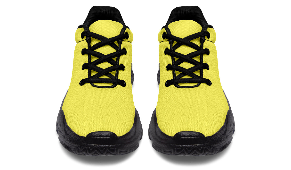 Sunny Yellow Chunky Sneakers - Offbeat Sweetie